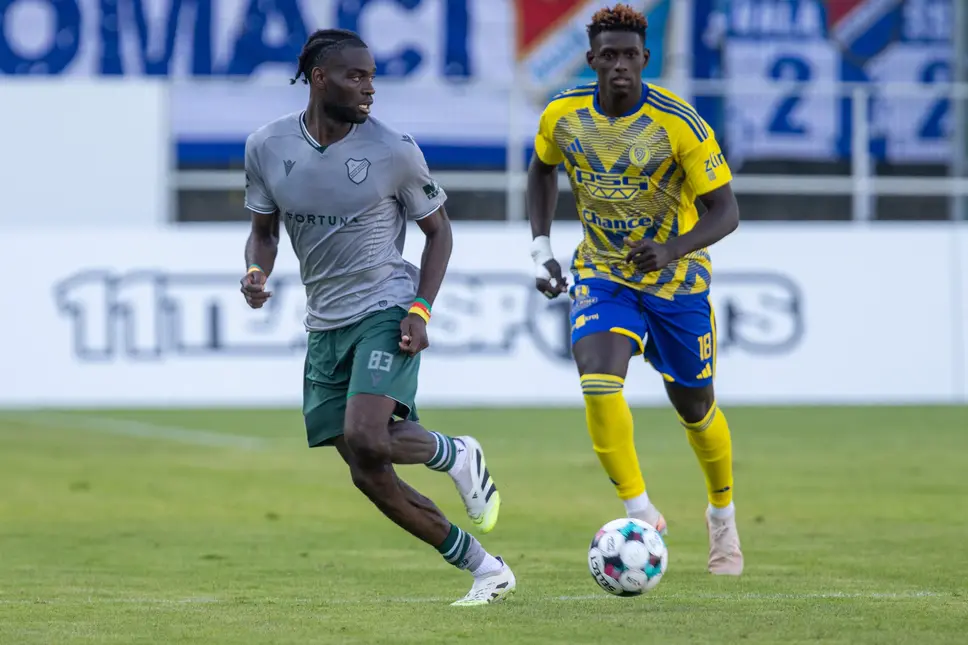 Roan Nogha, première titularisation en championnat avec le Baník Ostrava